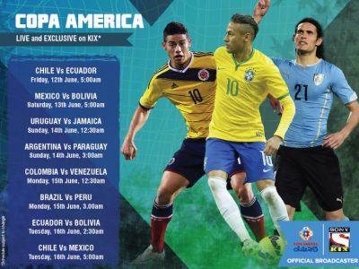 Copa America 2015 Live on Sony KIX