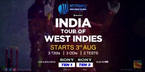 India tour of West Indies 2019