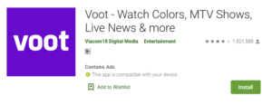 voot tv kannada app