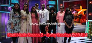 Vijay TV Show Start Music Season 2