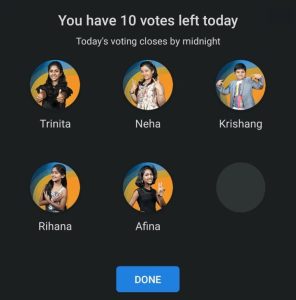 Online Voting Super Singer 8