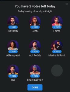 Hotstar Vote Bigg Boss Telugu 6