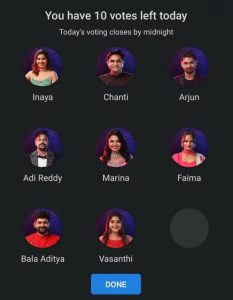 BBTS6 Online Voting