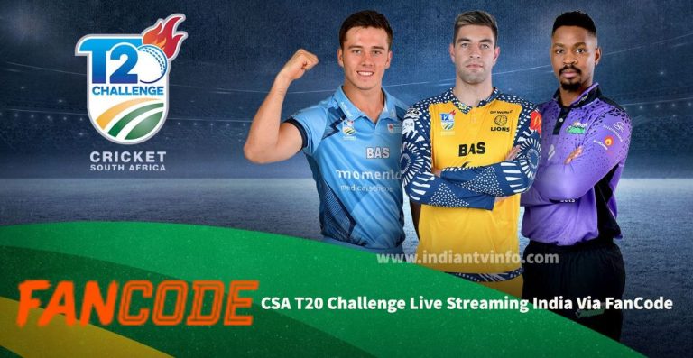 Live Streaming of CSA T20 Challenge