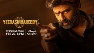 Blockbuster film 'Veera Simha Reddy', streaming on Disney+Hotstar from 6 PM, February 23rd