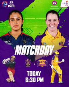 Women's Premier League Live - Royal Challengers Bangalore Vs UP Warriorz