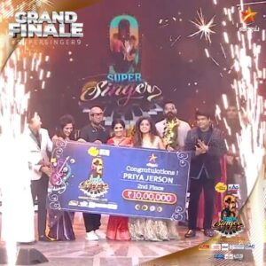 Priya Jerson - Winner Super Singer Season 9