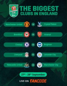 Carabao Cup Schedule