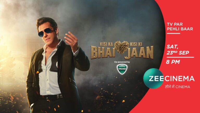 Kisi Ka Bhai Kisi Ki Jaan on Zee Cinema