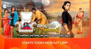 Jabilli Kosam Aakashamalle Serial