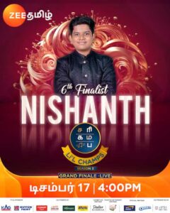 Saregamapa Lil Champs Finalists - Nishanth Kavin