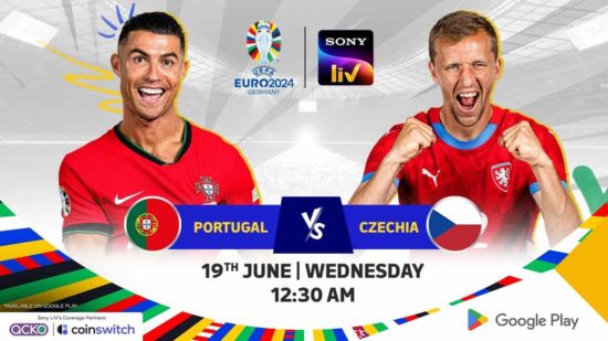 Portugal Vs Czech Republic Live on Sony LIV