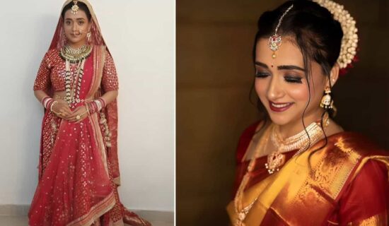 Radhika Muthukumar’s 12 kg Bridal Lehenga Challenge